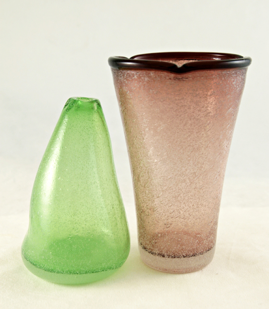 Hand Blown Glass Retro Tumbler Set - Image 2