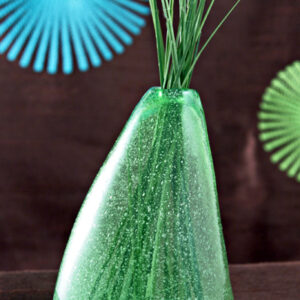 Organic Hand-Blown Glass Foaming Bubbles Vase