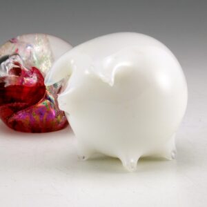 Pairpoint Glass Fat Pig with Maker's Label