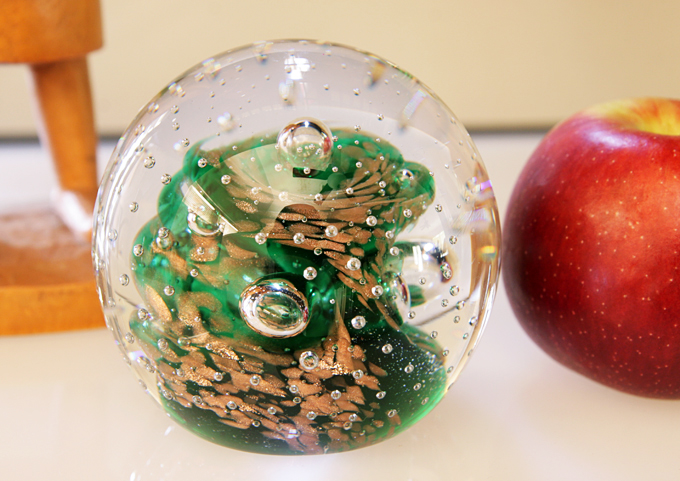 Pin Cushion Paperweight Signed with CSL - Image 3