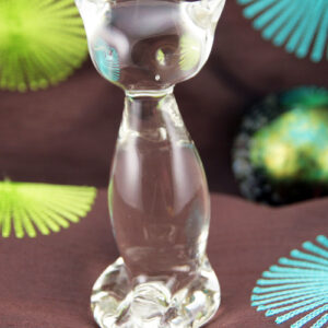 Crystal Cat Figurine by Rainbow Art Glass