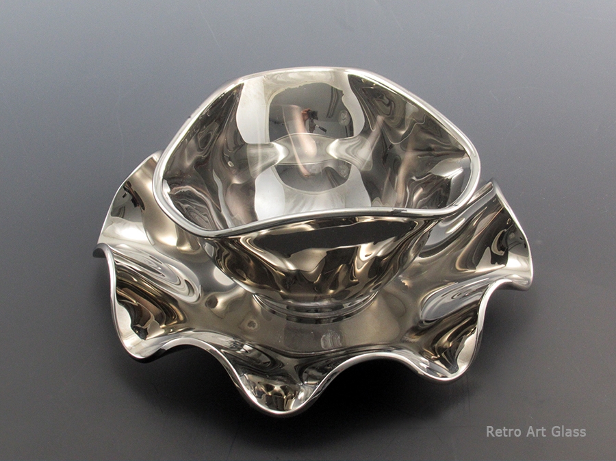 Mid-Century Cocktail Bar Glass Set with Caddy, Coasters, Bowl and Liner - Image 6