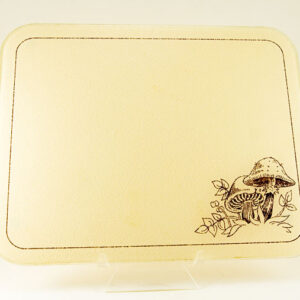 Retro Kitchen Mushroom Pyrex Cutting Board