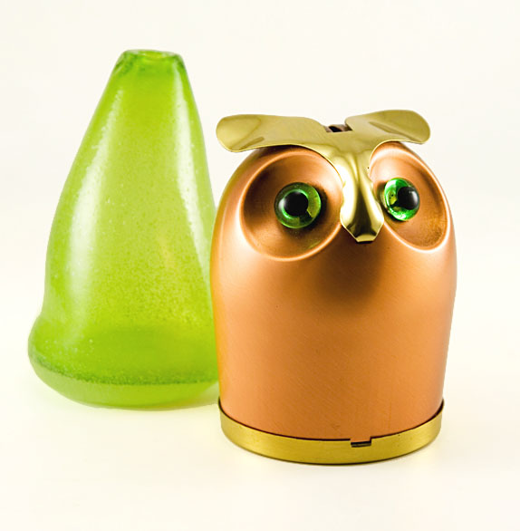 Retro Modern Copper Guild Owl bank - Image 4