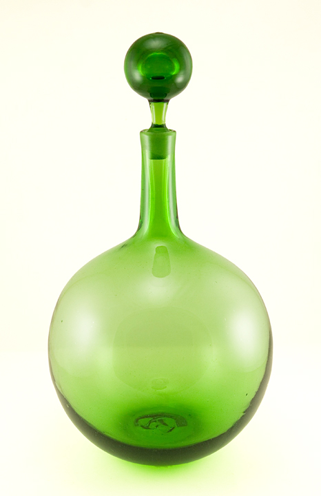 Scarce Blenko Art Glass Decanter by Joel Myers