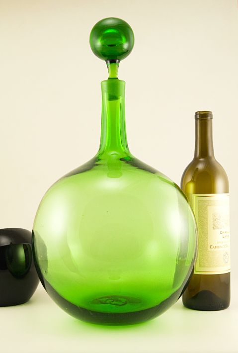 Scarce Blenko Art Glass Decanter by Joel Myers - Image 3