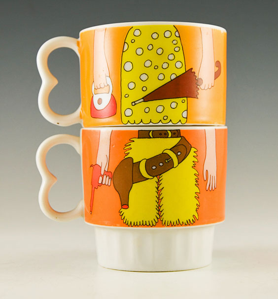 Superwoman's Beavers, Squaw, Rain Lady and Cowgirl Mug Set - Image 3