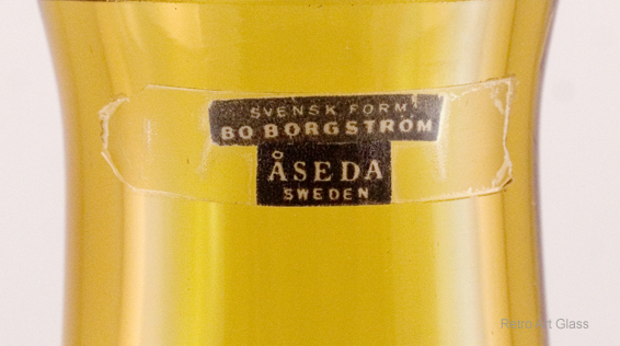 Swedish Modern Glass Svenks Form by Bo Borgstrom - Image 2