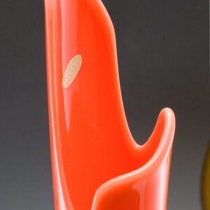 Tall Retro Modern Vase with Original Label