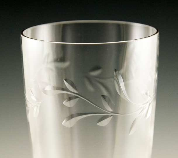 Tiffin Courtship Goblet in Vintage Blown and Cut Crystal