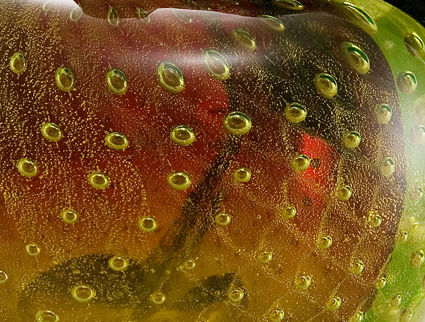 Magnificent Venetian Glass Peach Weighs 3 lbs - Image 6