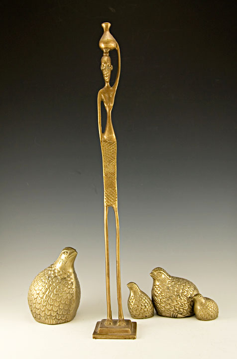 Very Tall Egyptian Akhenaten Style Sculpture