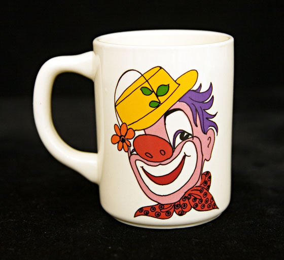 Vintage Clown Mug Made in USA