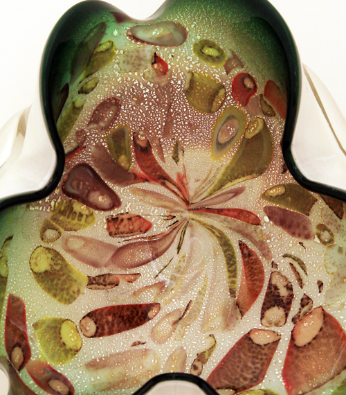 Vintage Cane Decor Bowl by Murano Art Glass - Image 3