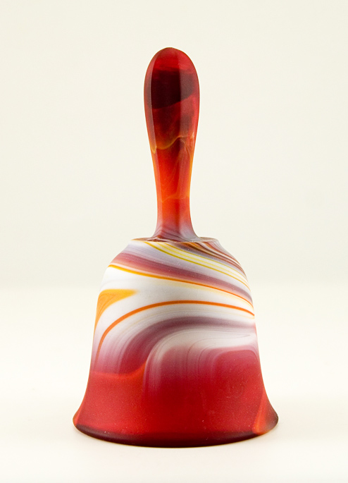 Vintage Satin Slag Art Glass Bell