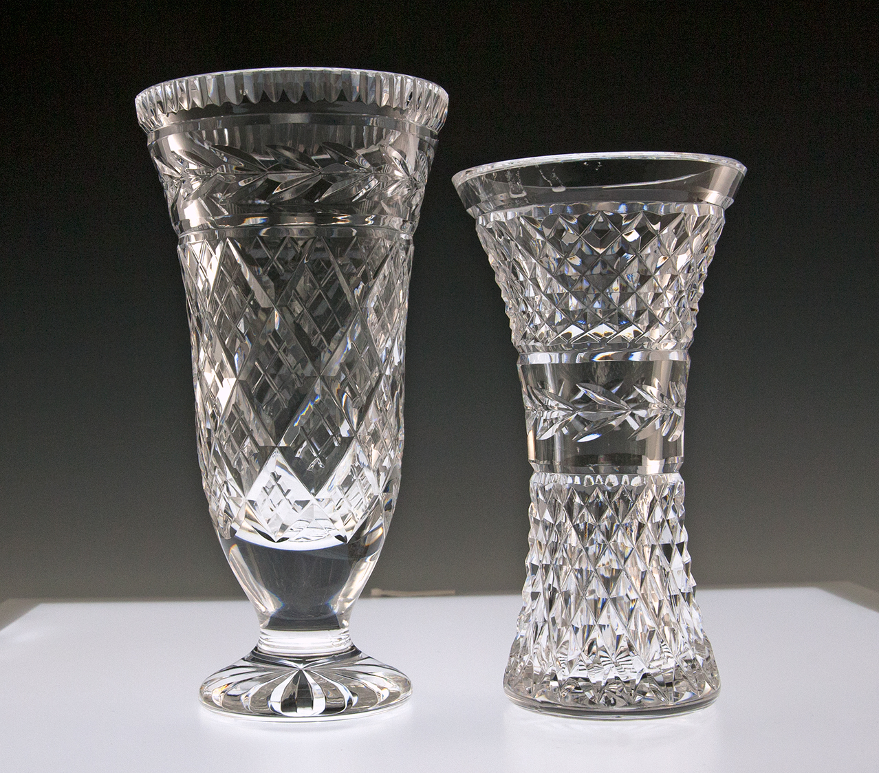 Vintage Waterford Crystal Glandore Waisted Vase - Image 2
