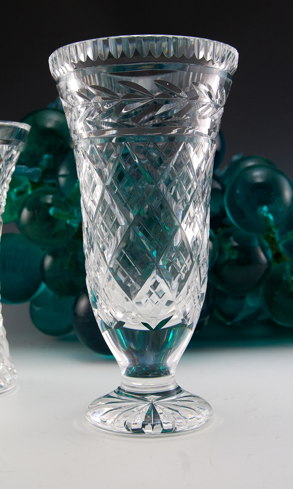 Vintage Waterford Crystal Vase Glandore Variation - Image 3
