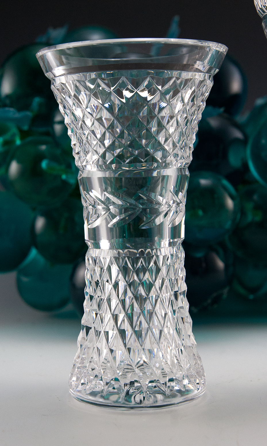 Vintage Waterford Crystal Glandore Waisted Vase