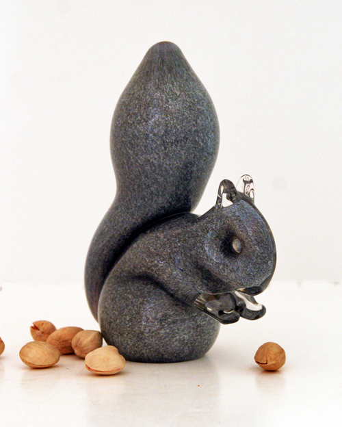 Wedgwood Art Glass Grey Squirrel