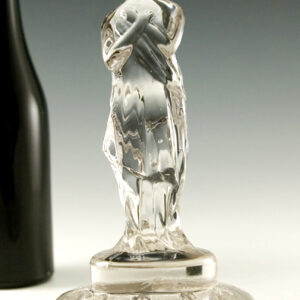 Cambridge Glass Draped Lady Flower Frog