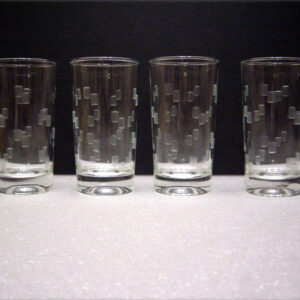 Cubist Cut Tumblers by Anchor Hocking