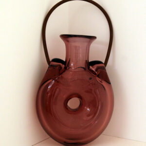 Forato Hand Blown Flask Signed
