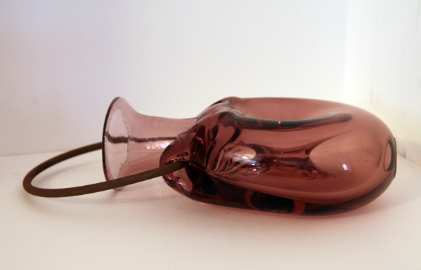 Forato Hand Blown Flask Signed - Image 4