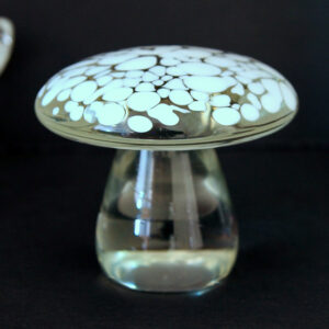 Mid-Century Glass Mushroom
