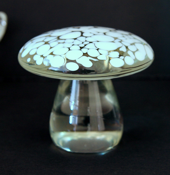 Mid-Century Glass Mushroom