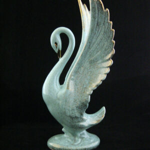 Pottery Swan Figurine from the 1950's