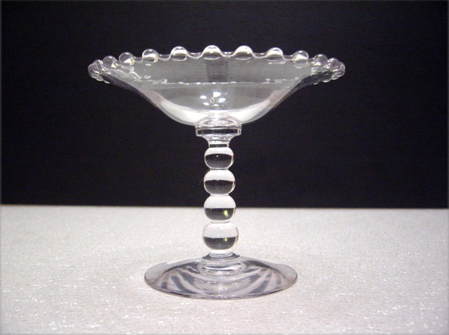 Glass Imperial Candlewick Tazza