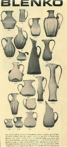 Jonquil Optic Pitcher by Blenko Art Glass - Image 7