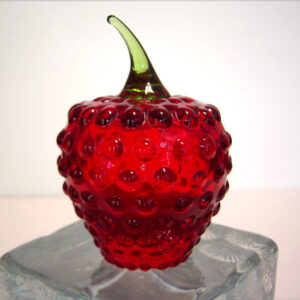 Ruby Glass Berry by Viking Art Glass